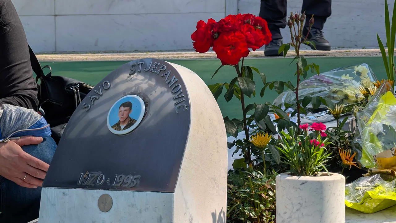 Grob Save Stjepanovića na Slanoj banji u Tuzli. Izvor: PIN